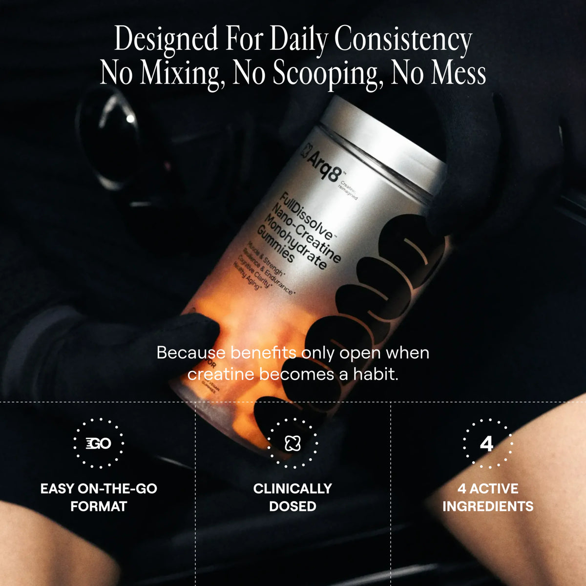 Arq8™ Nano Creatine Gummies